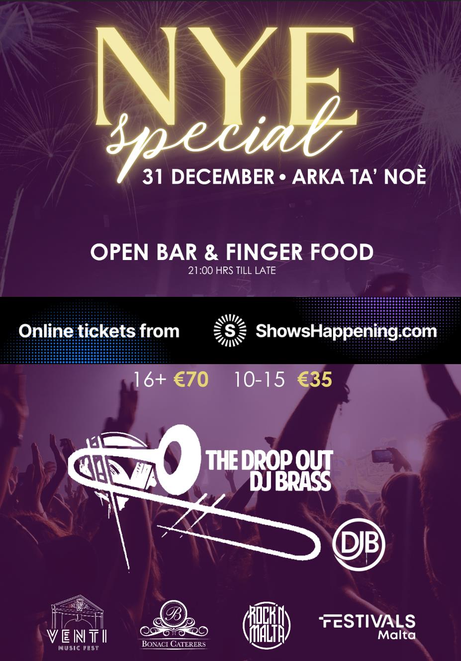 NYE Special ShowsHappening