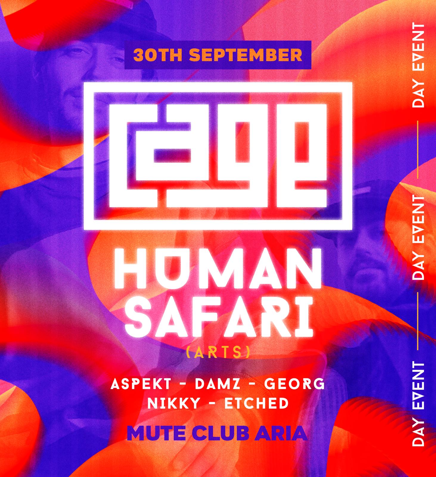 CAGE ft. HUMAN SAFARI poster