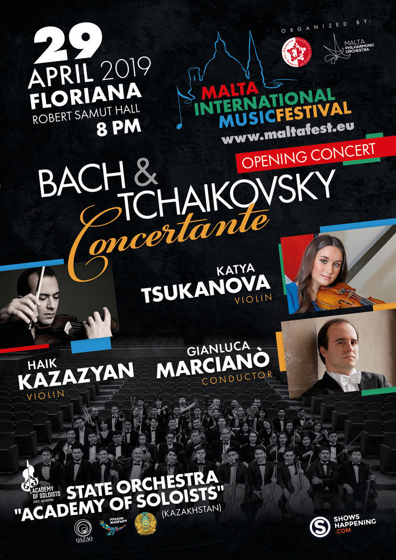 Opening Concert - Bach & Tchaikovsky Concertante poster
