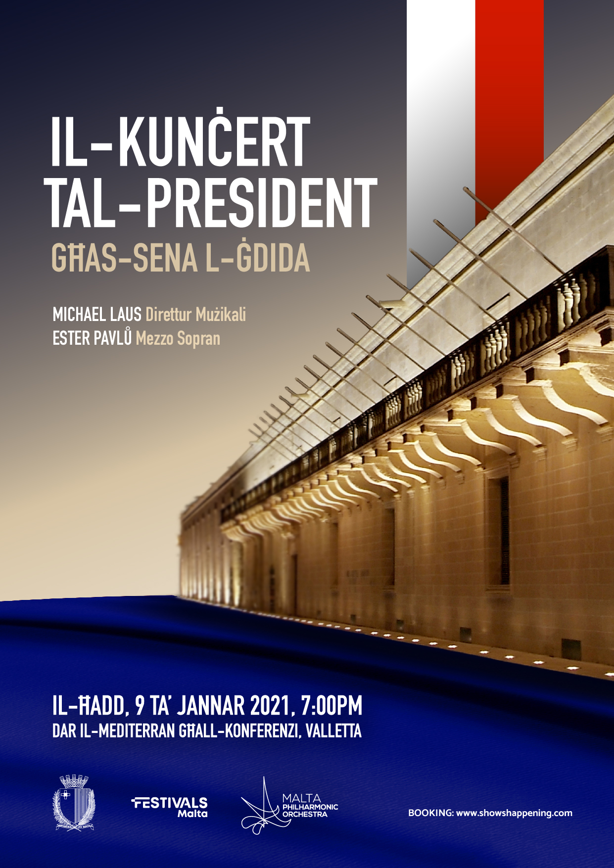 Il-Kunċert tal-President għas-Sena l-Ġdida poster