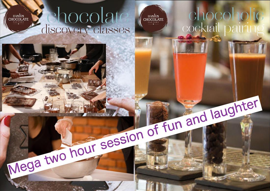 Mega Choc Making & Cocktails Pairing (over two hours) poster