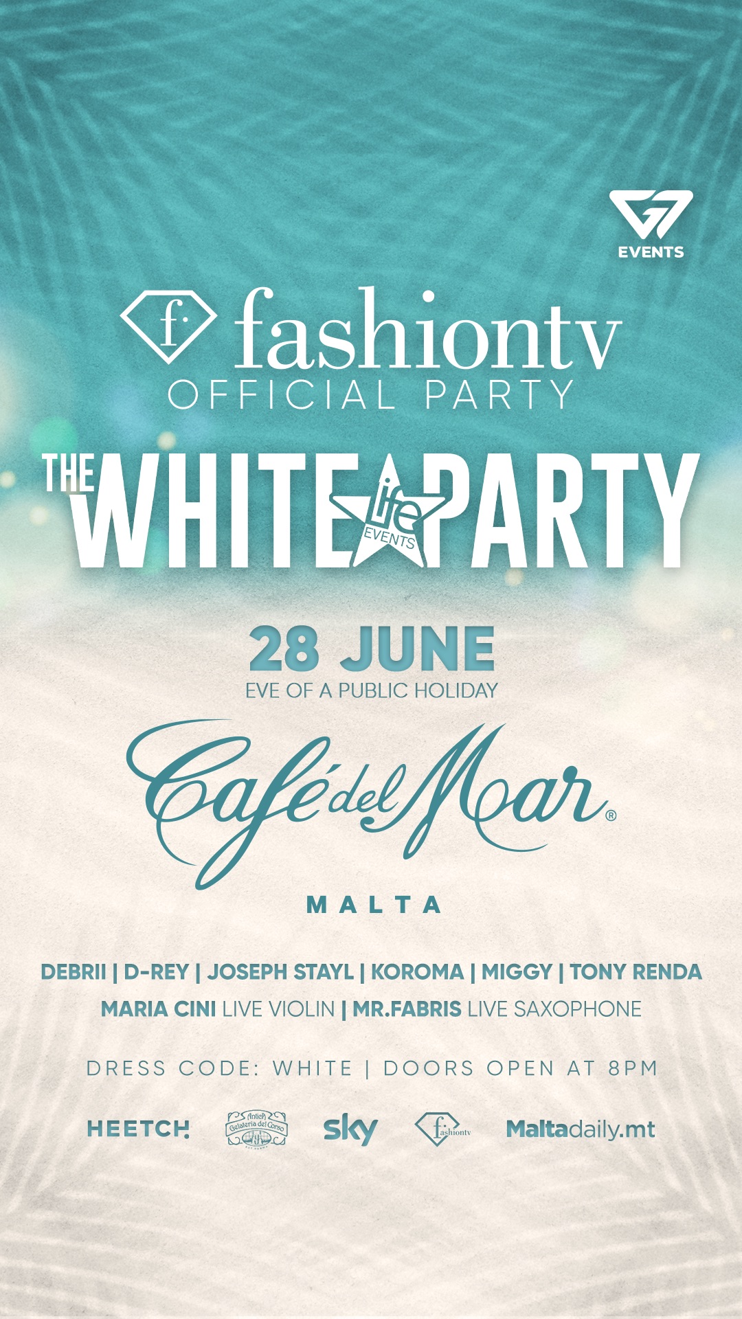 FASHION TV White Party at Café del Mar poster