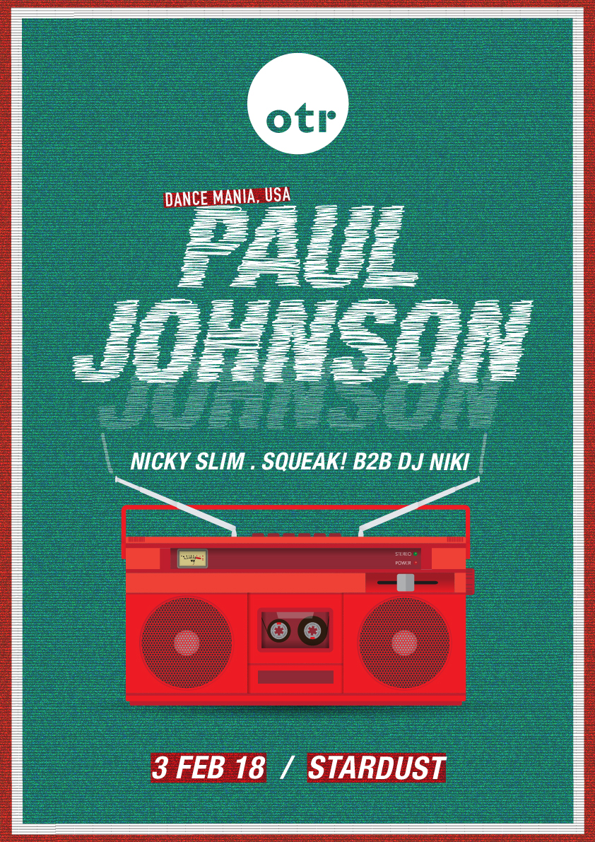 OTR presents Paul Johnson poster