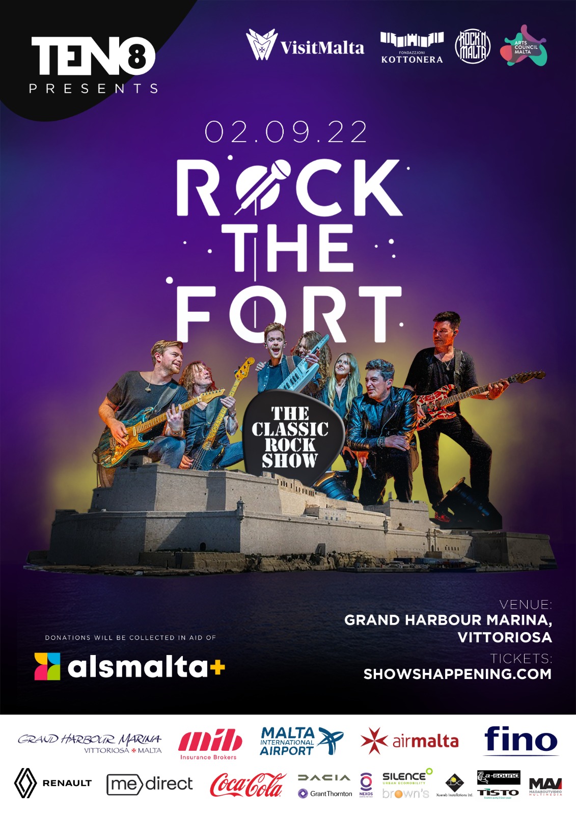 Rock The Fort - THE CLASSIC ROCK SHOW poster
