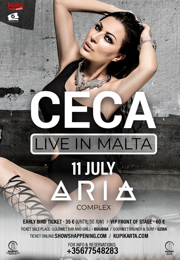 CECA LIVE IN MALTA poster