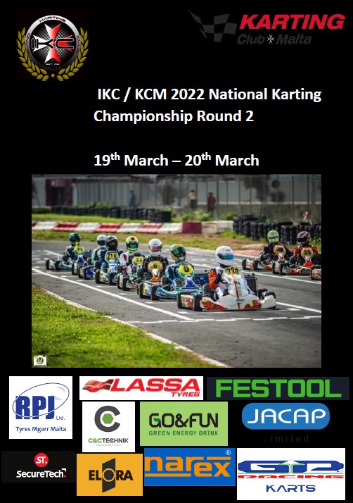 IKC/KCM National Karting Championship Round 2 - 2022 poster