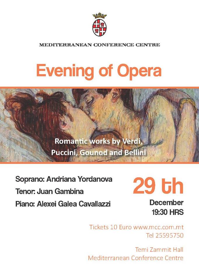 Evening of Opera poster