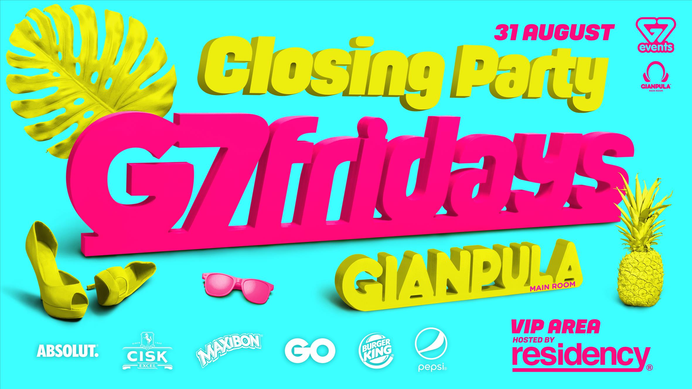 G7 Fridays 2018 - CLOSING poster
