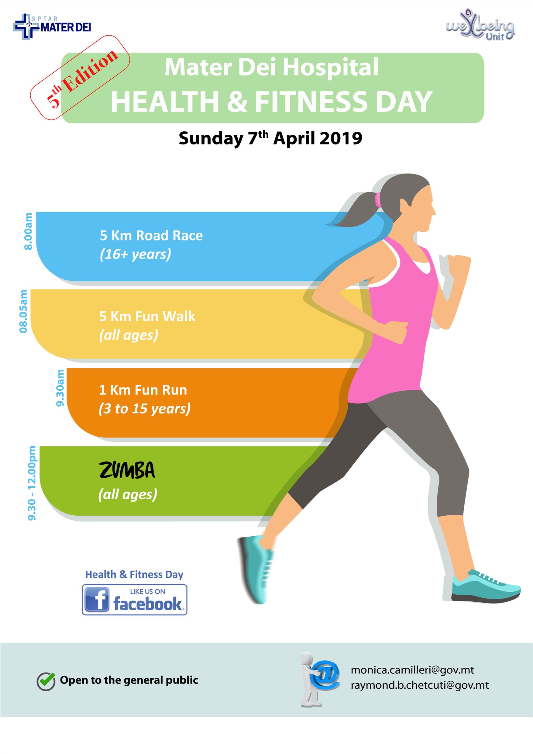 Health & Fitness Day 2019 poster