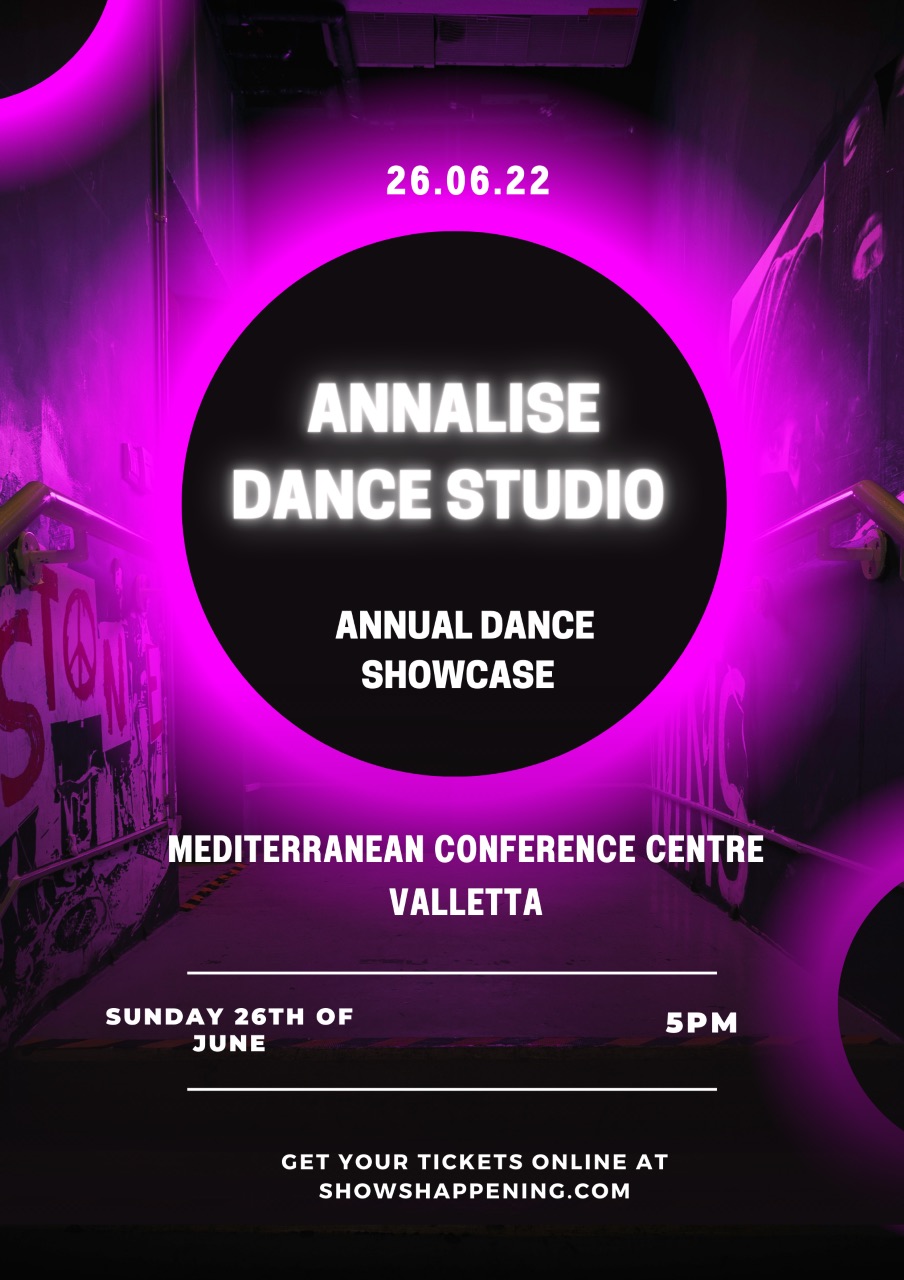 ANNALISE DANCE STUDIO - ANNUAL SHOWCASE 2022 poster