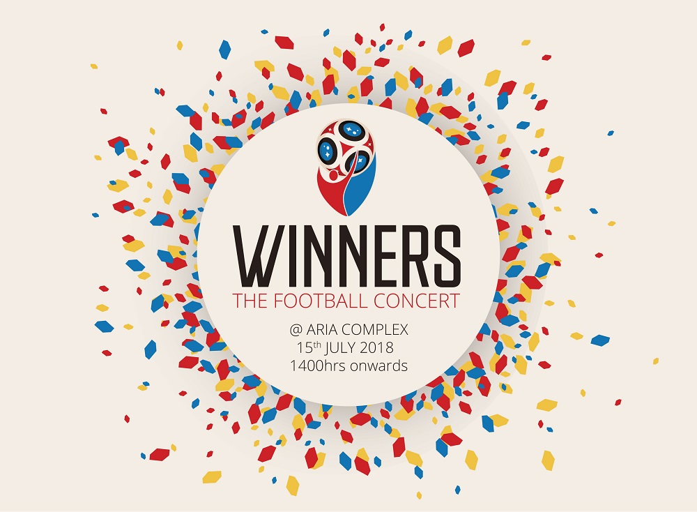 Winners The Football Concert poster