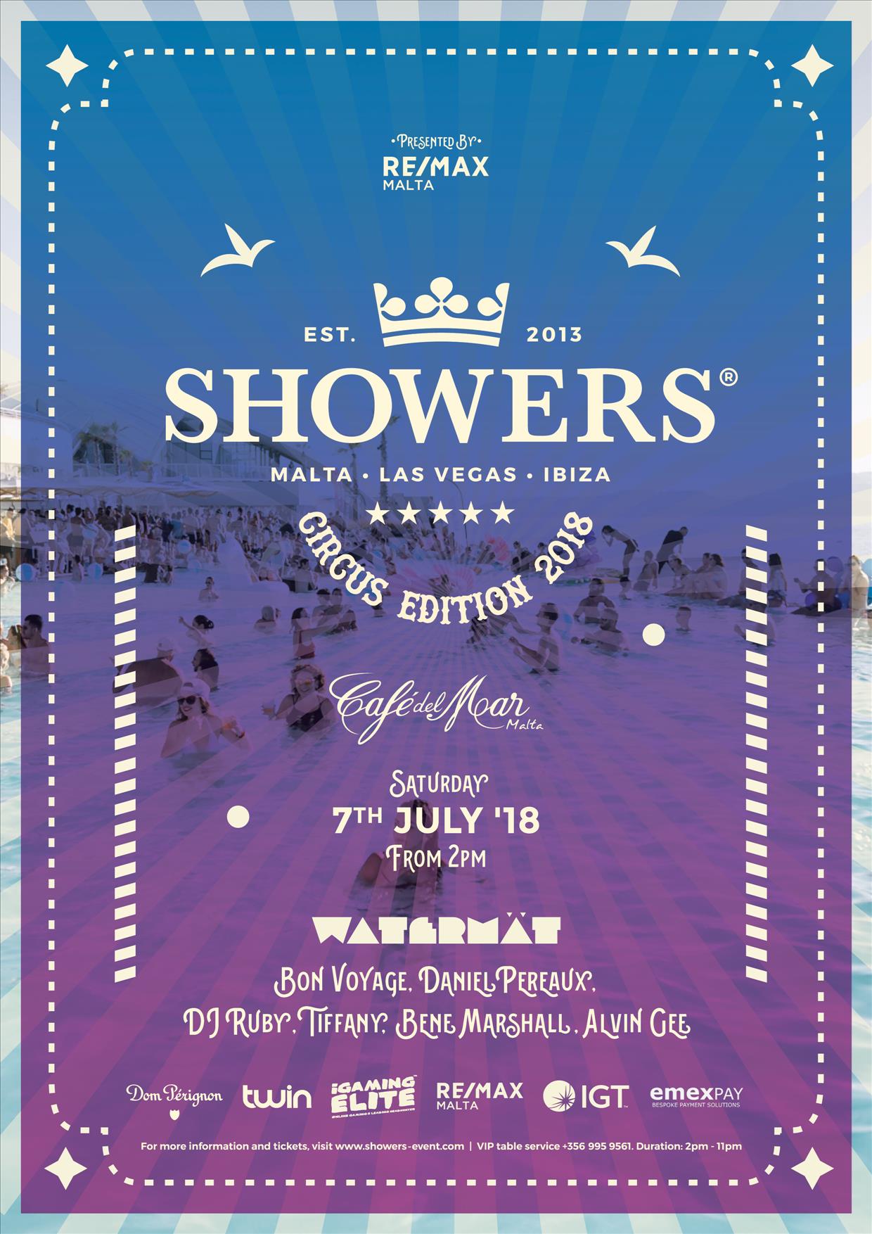 Showers 2018 Festival poster