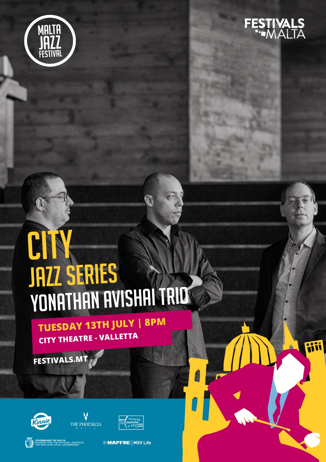City Jazz Series - Yonathan Avishai Trio poster