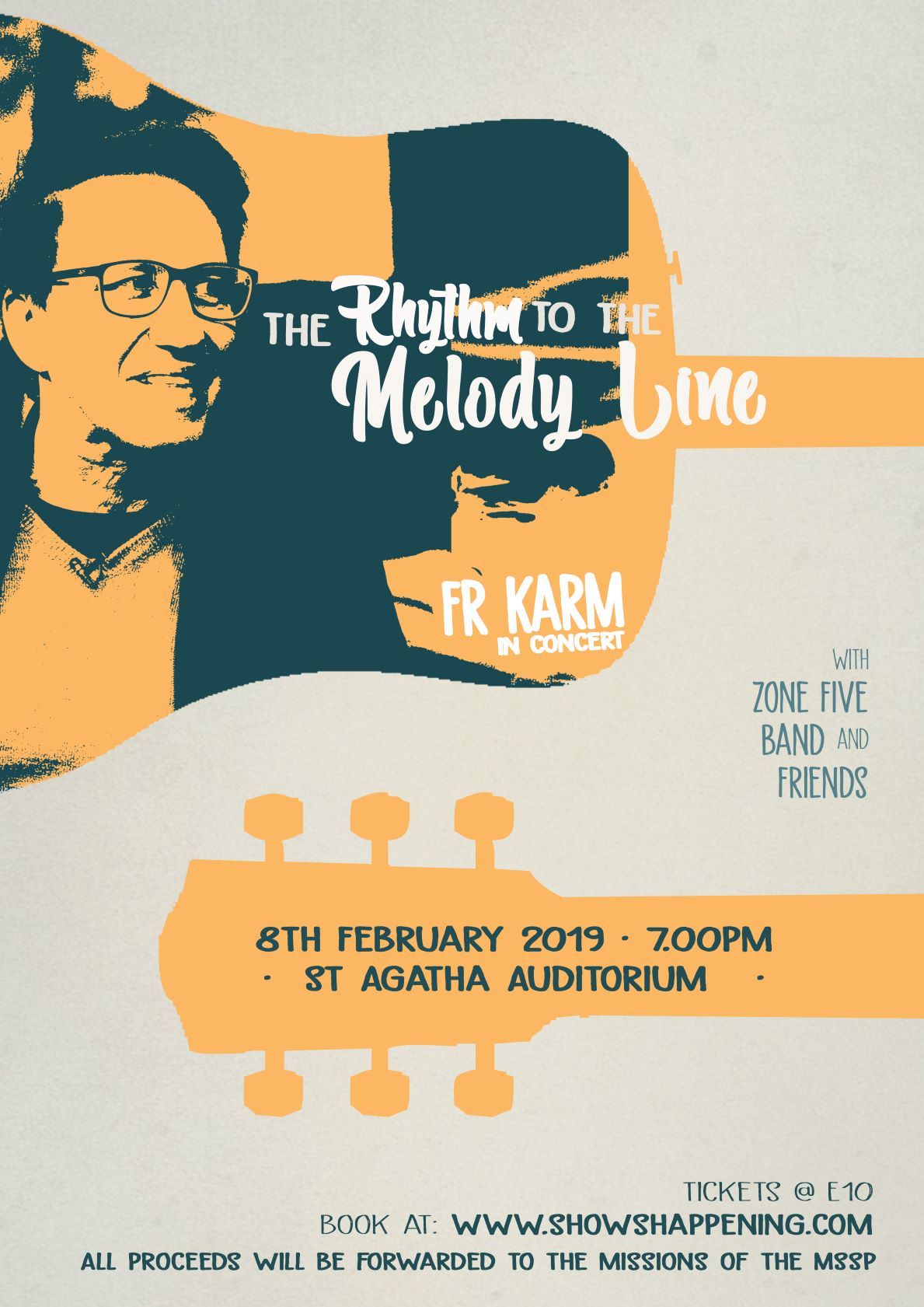 Fr Karm in Concert - The Rhythm to the Melody Line poster