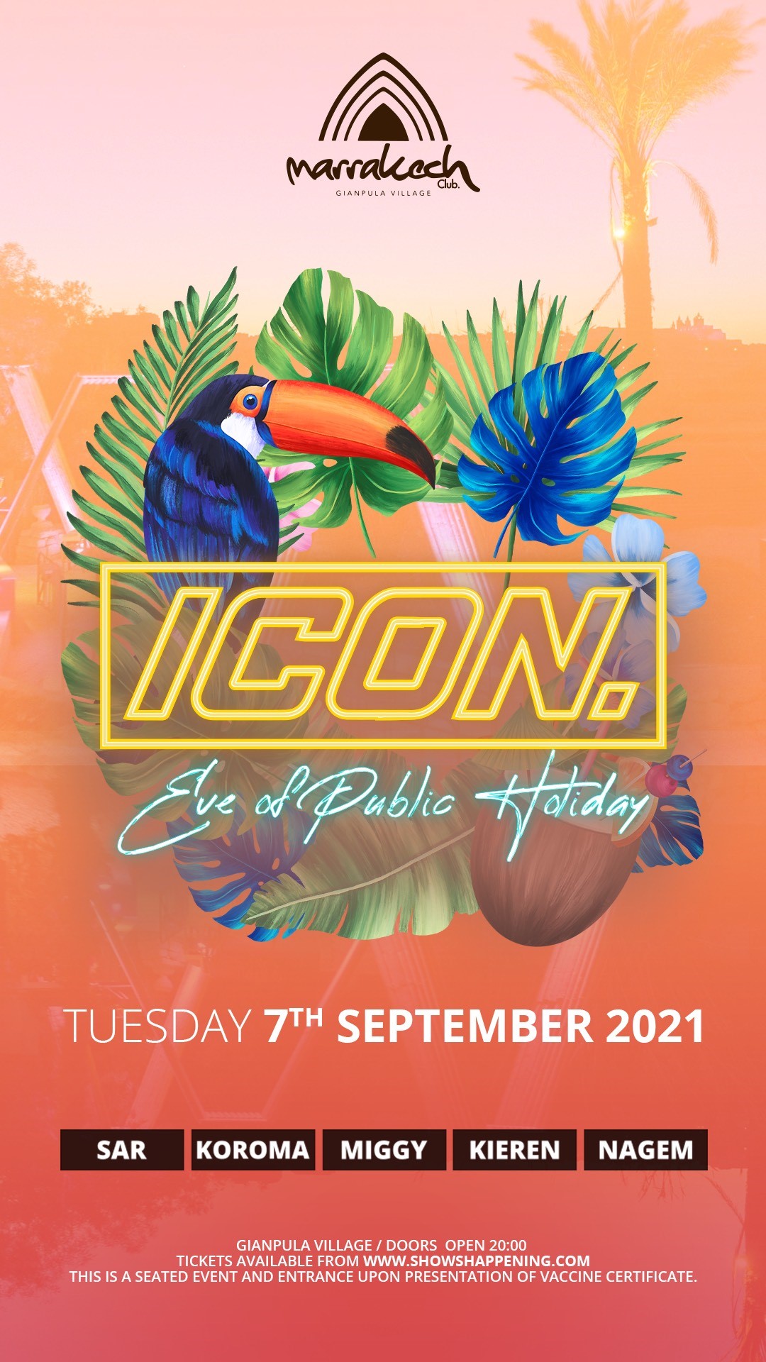ICON Gianpula Special - Eve Of A Public Holiday poster