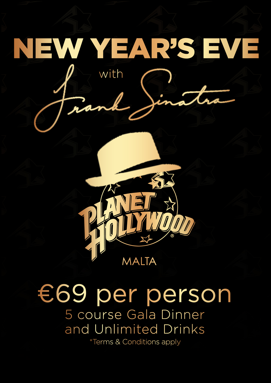 New Year's Eve with Frank Sinatra Tribute Artist poster
