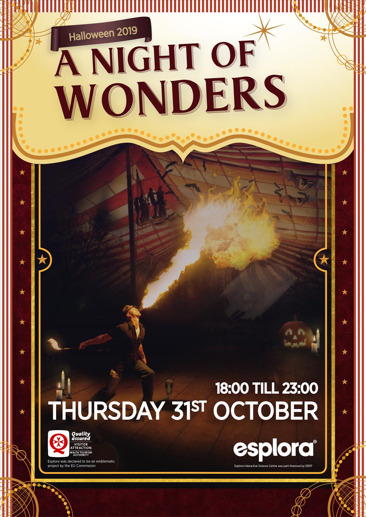 A Night of Wonders - Halloween 2019 poster