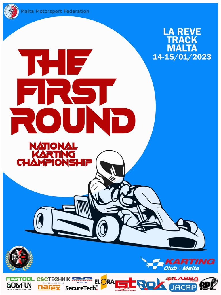 2023 National Karting Championship Round 1 LATE ENTRIES poster