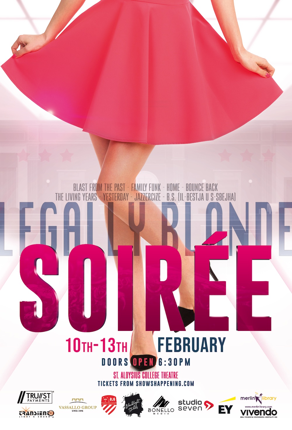 St Aloysius Soiree - Legally Blonde poster