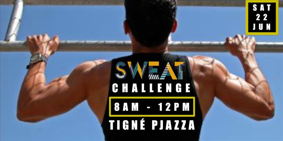 SWEAT Pull-Up Challenge poster