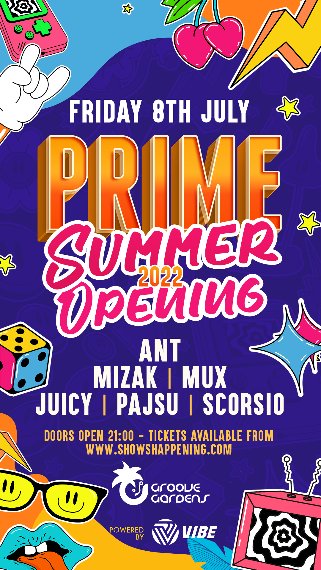 Prime | Summer Opening 2022 poster