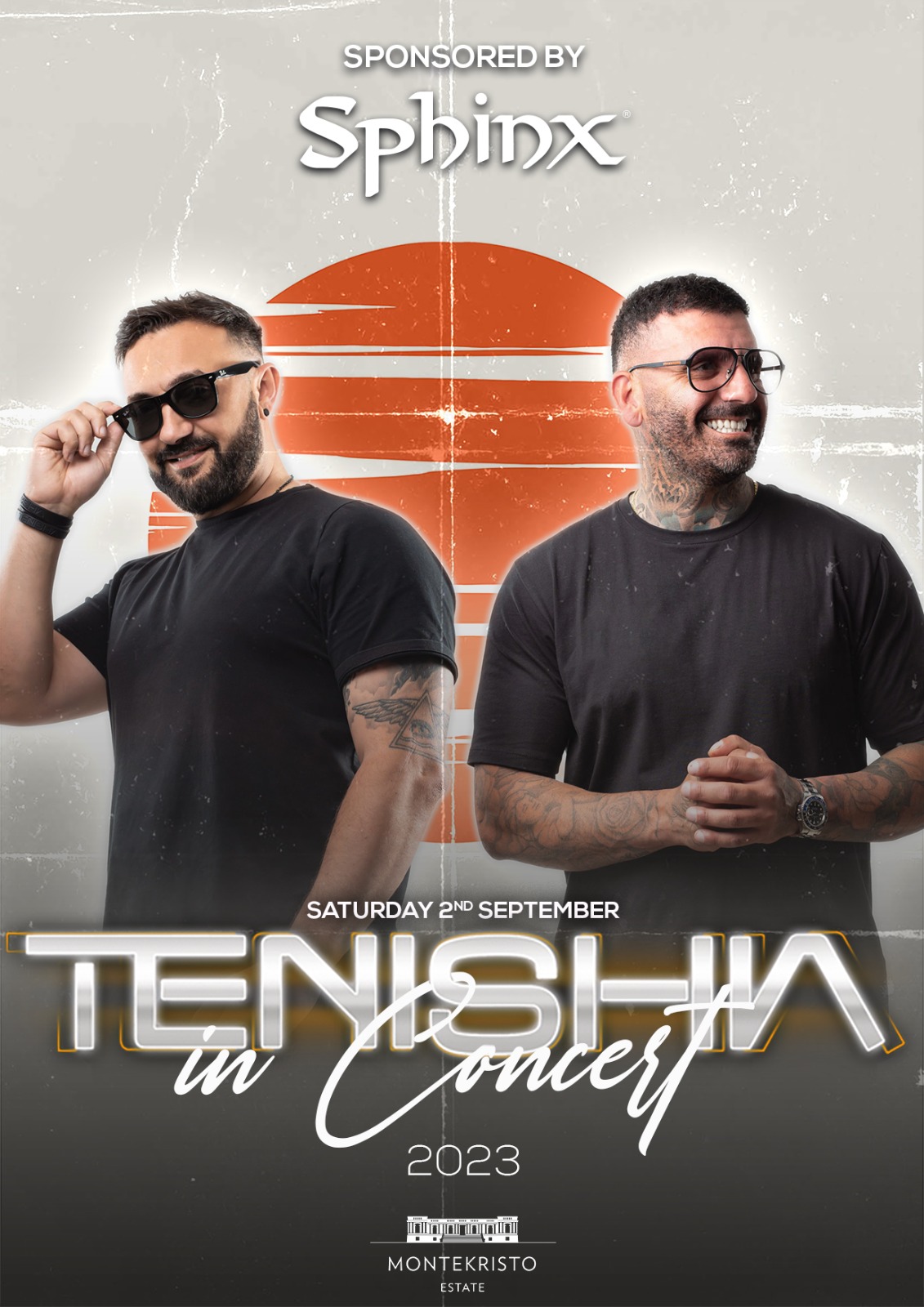 Tenishia in Concert 2023 poster