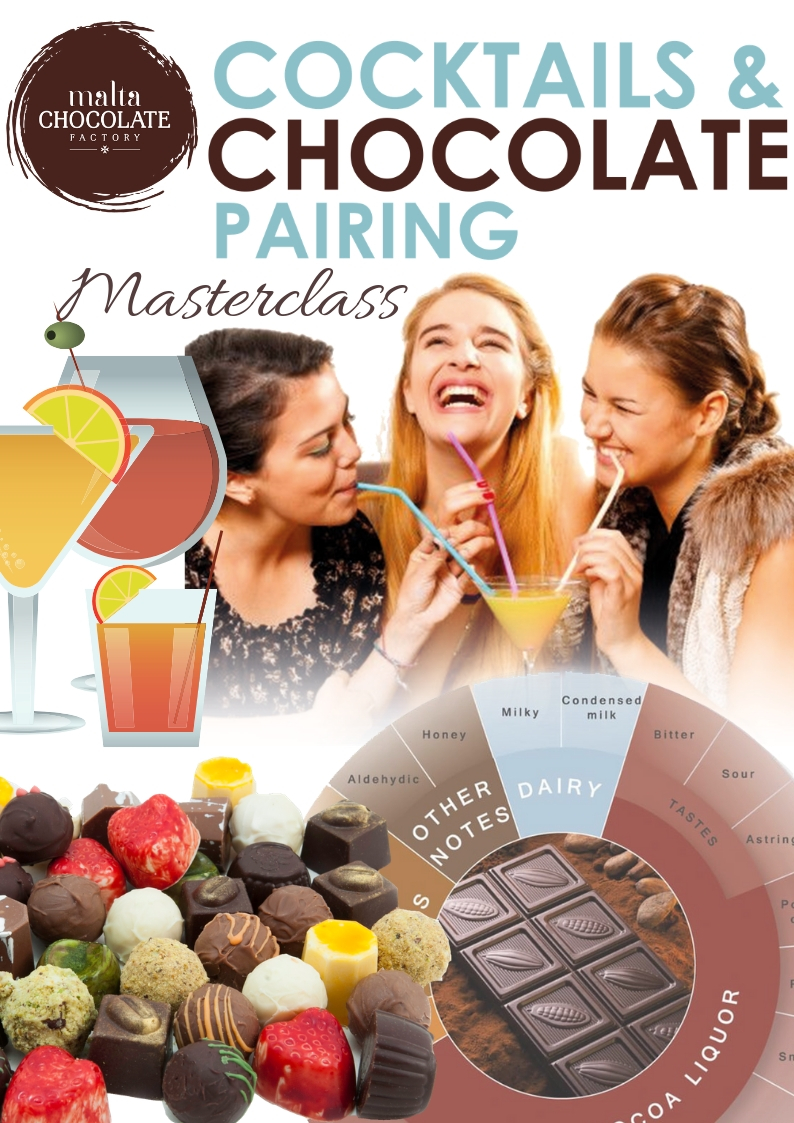Cocktails and Chocolate Masterclass poster