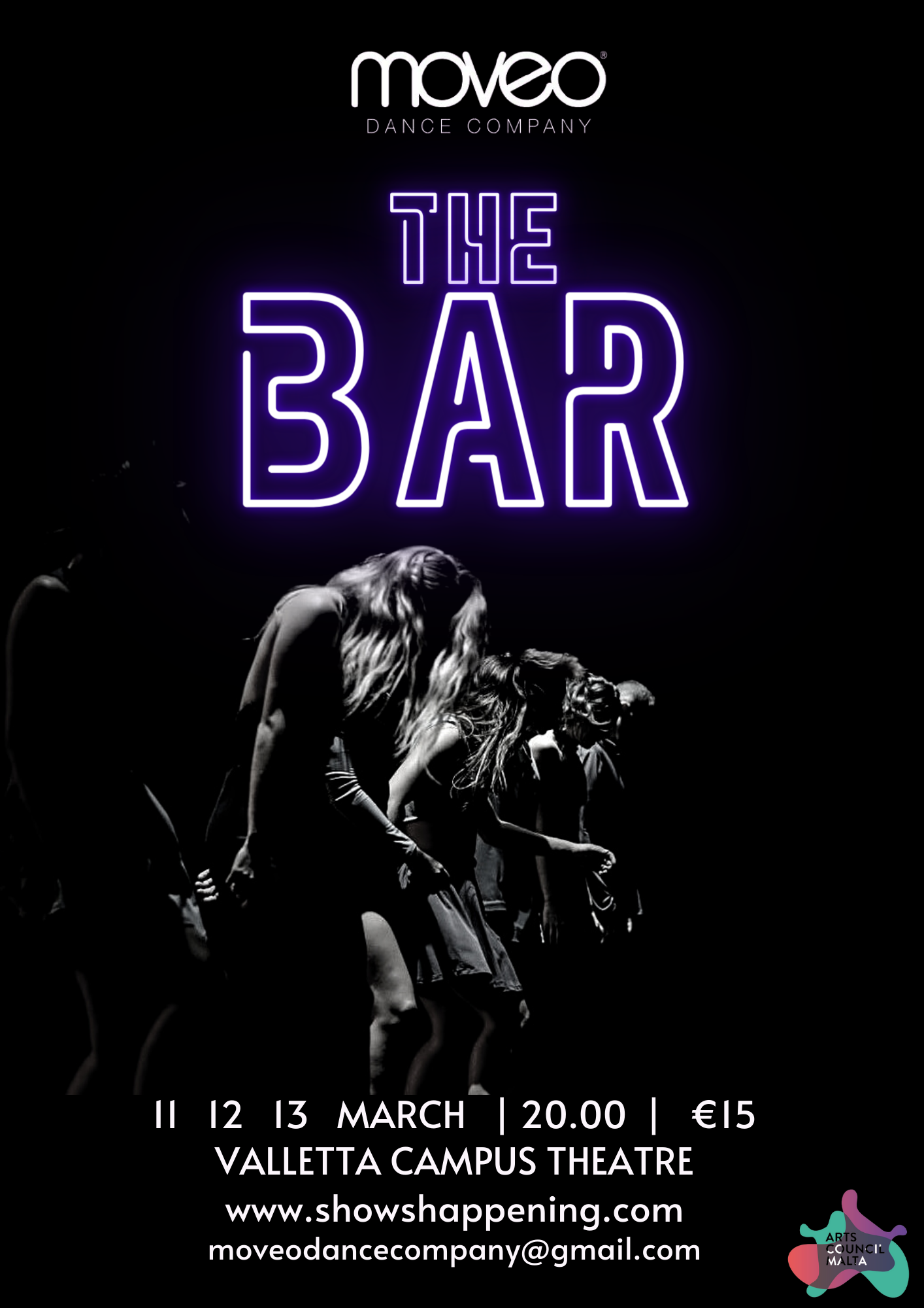 The Bar - A contemporary dance performance poster