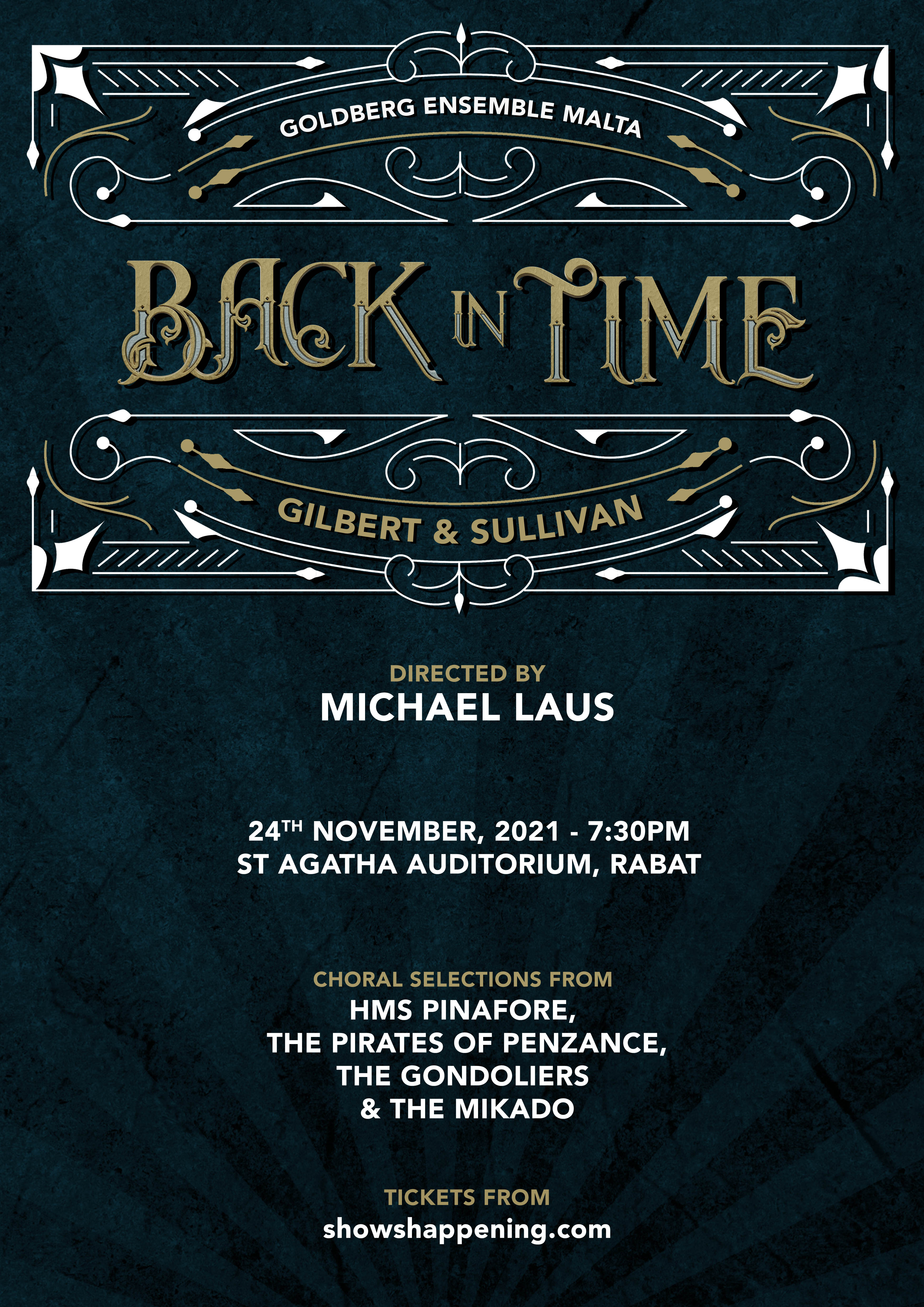 Gilbert & Sullivan - Back in Time poster