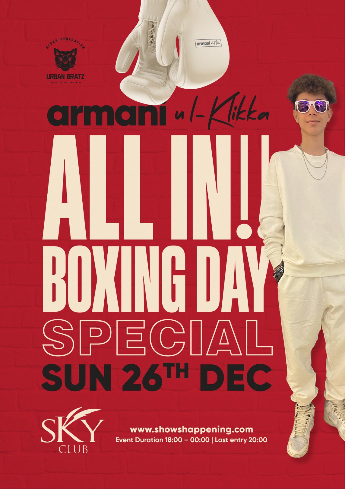 Armani u L-Klikka presents ALL IN BOXING DAY SPECIAL poster