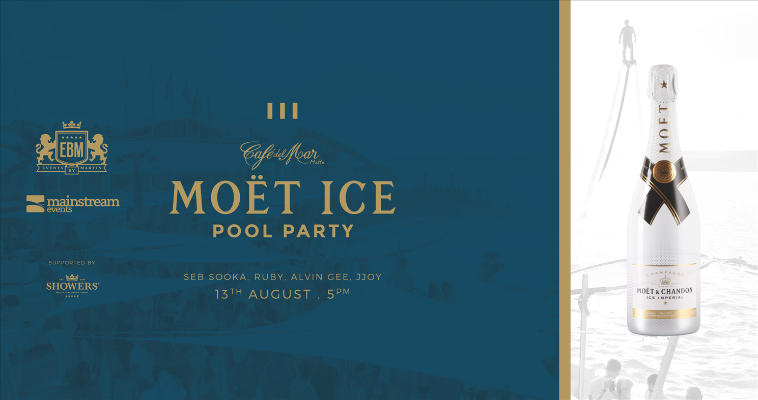 Moet Ice Pool Party poster