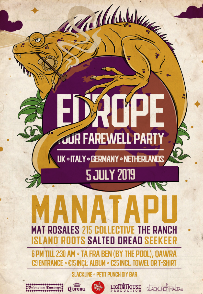 ManaTapu Farewell Party poster