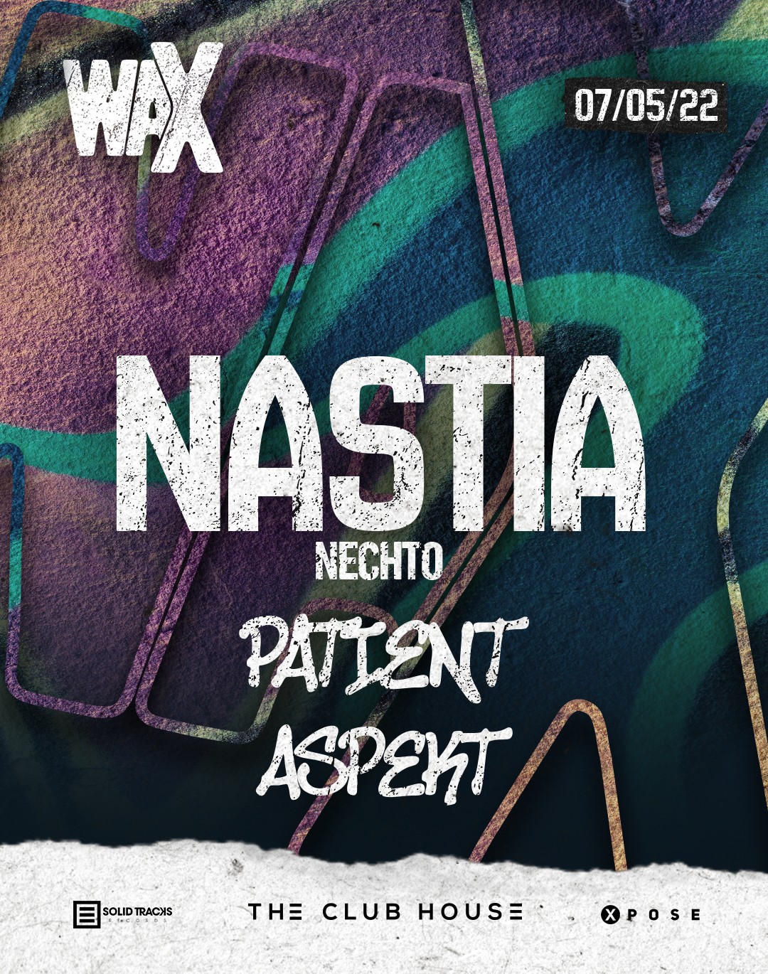 waX // Nastia // 07.05.22 poster