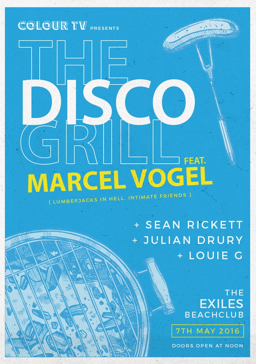 Colour TV - The Disco Grill feat. Marcel Vogel poster