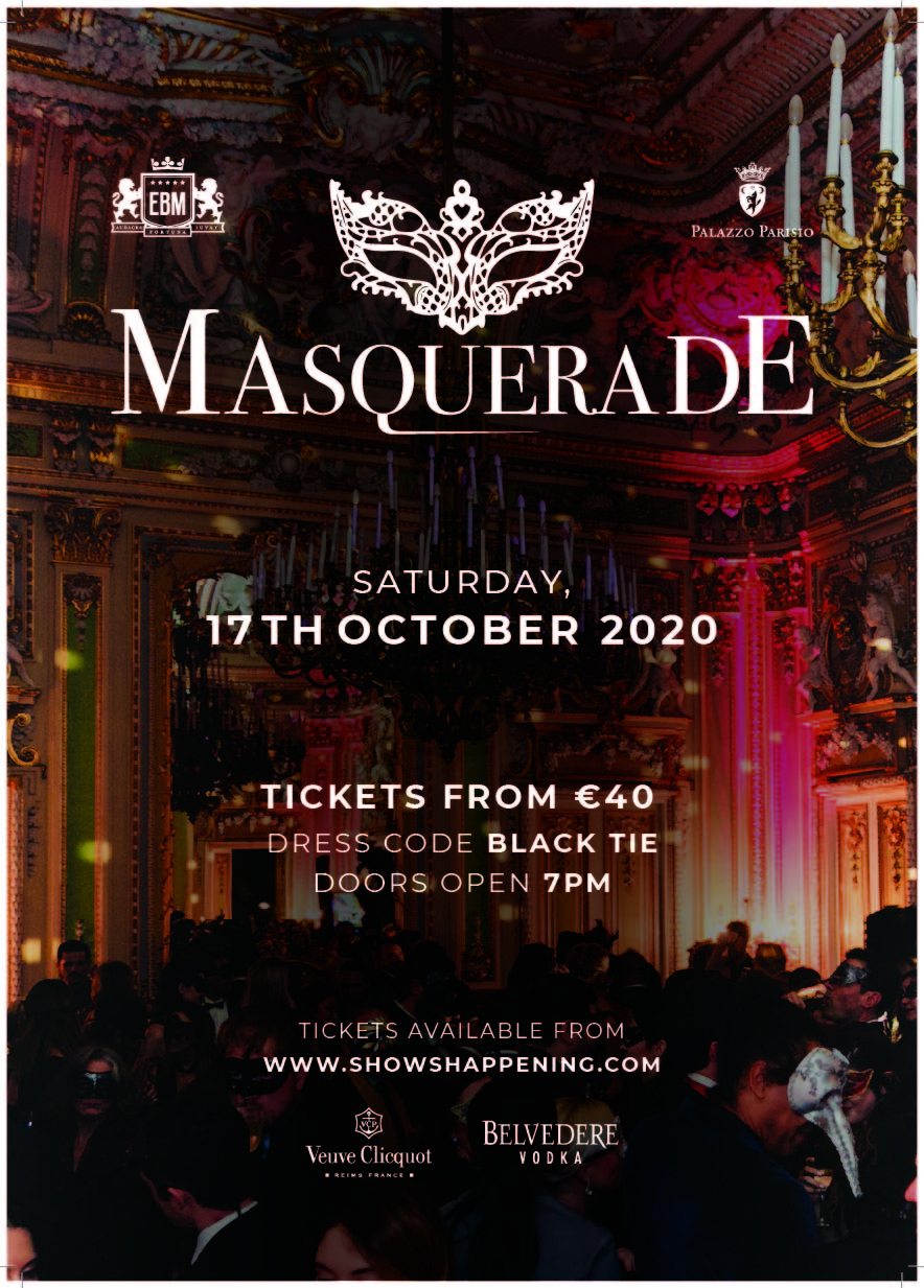 EBM Masquerade 2020 - Palazzo Parisio poster