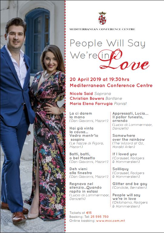 PEOPLE WILL SAY WE'RE IN LOVE poster