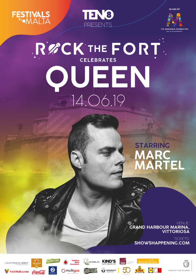 Rock The Fort celebrates QUEEN poster