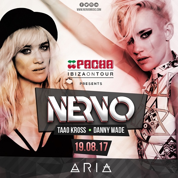 PACHA IBIZA ON TOUR PRESENTS – NERVO the concert poster