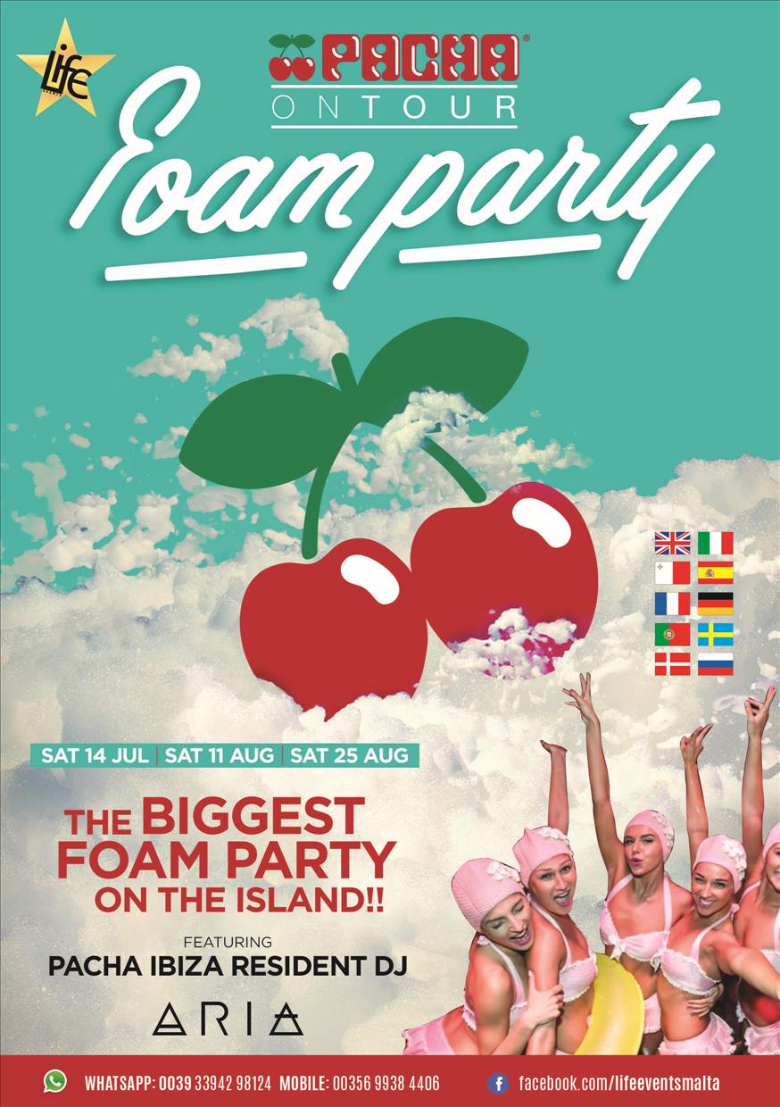 Pacha Foam Party By Life Events poster