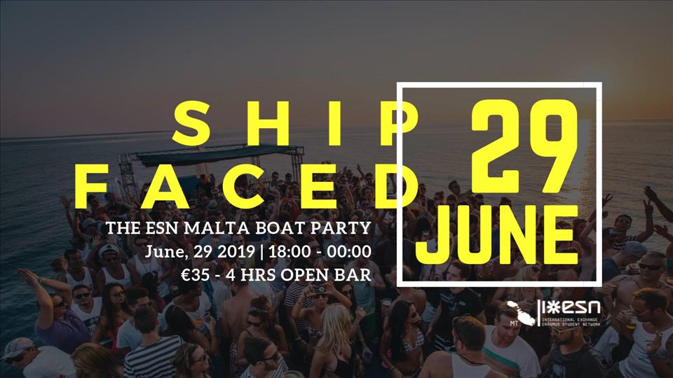 Shipfaced: The ESN Boat Party poster