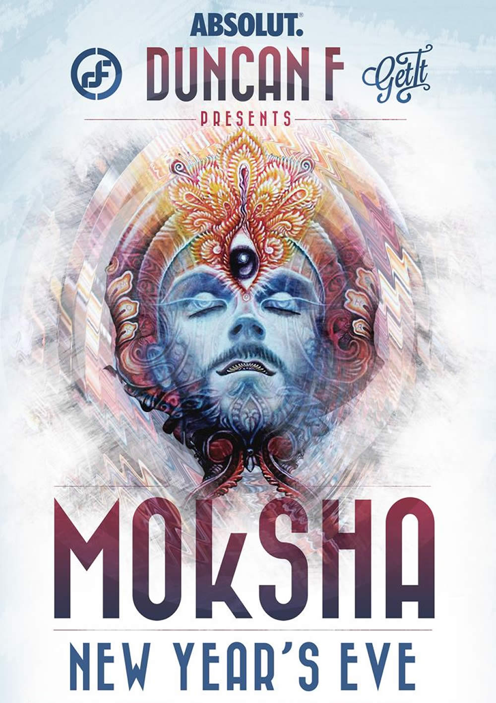 MOkSHA - New Year's Eve by Duncan F & GET it poster