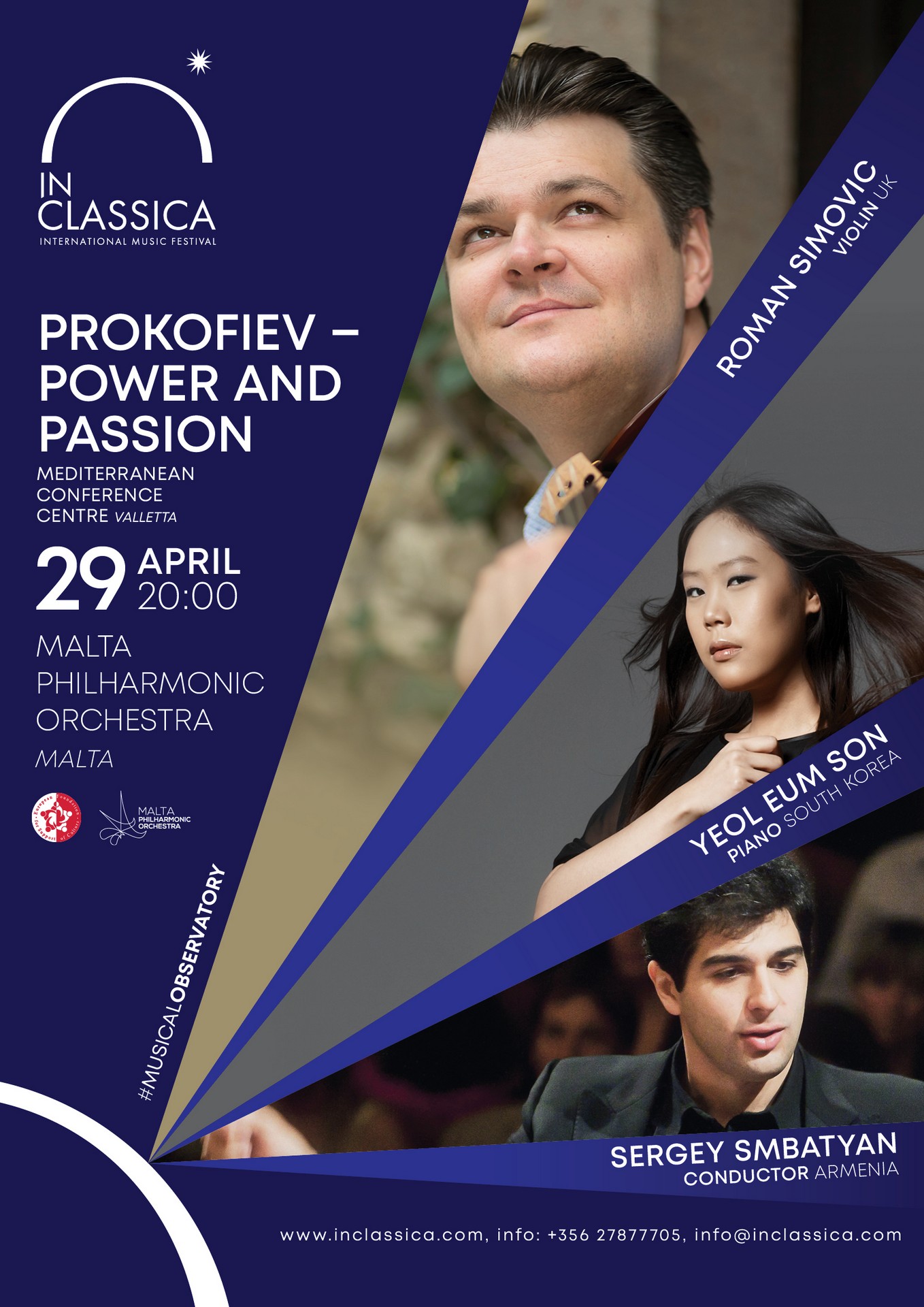 InClassica: PROKOFIEV – POWER AND PASSION poster