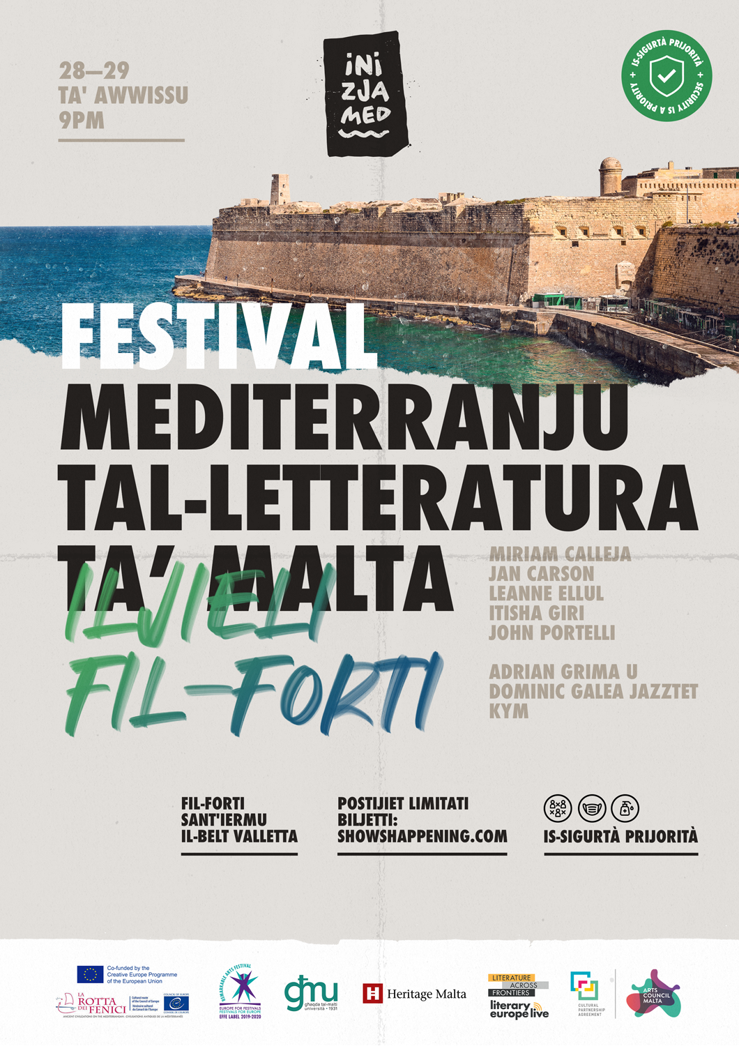 Festival Mediterranju tal-Letteratura 2020 poster