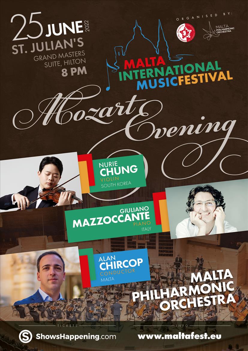 Mozart Evening poster