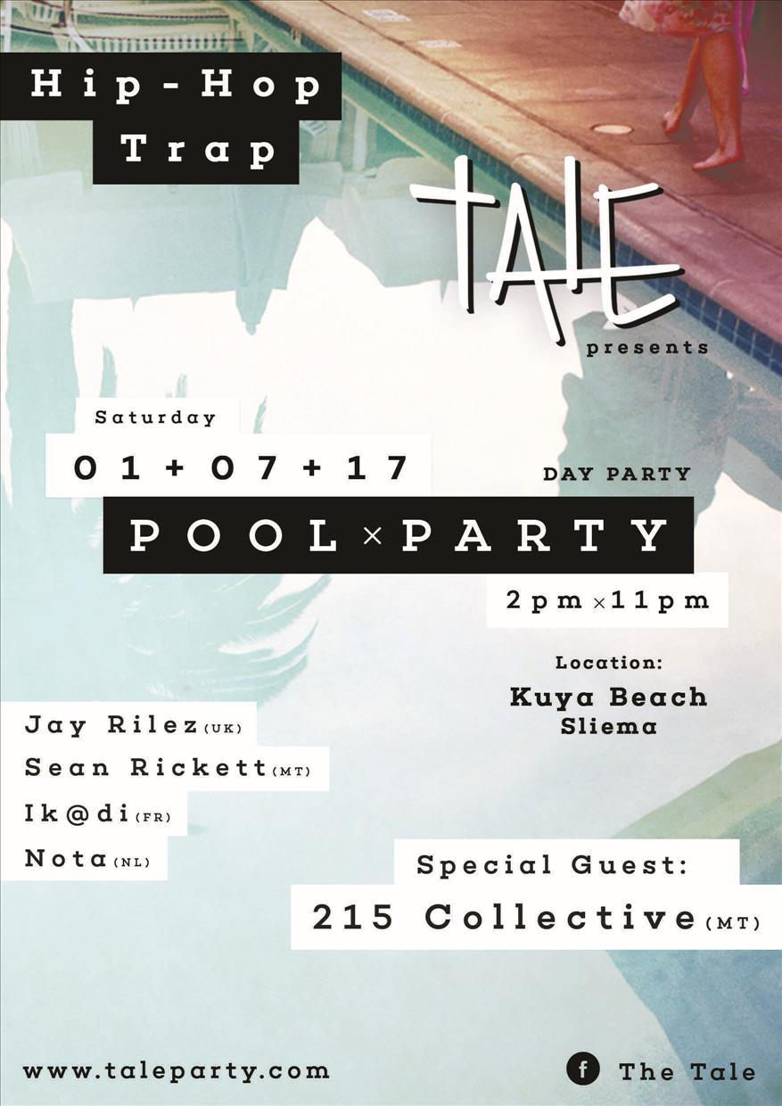 Tale Party: Hip Hop X Trap : Pool Party poster