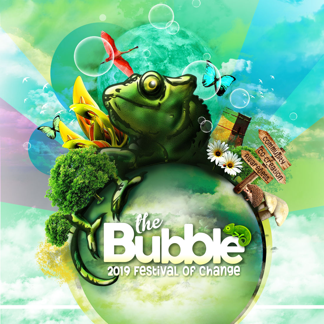 The Bubble 2019 - A Festival of Change poster