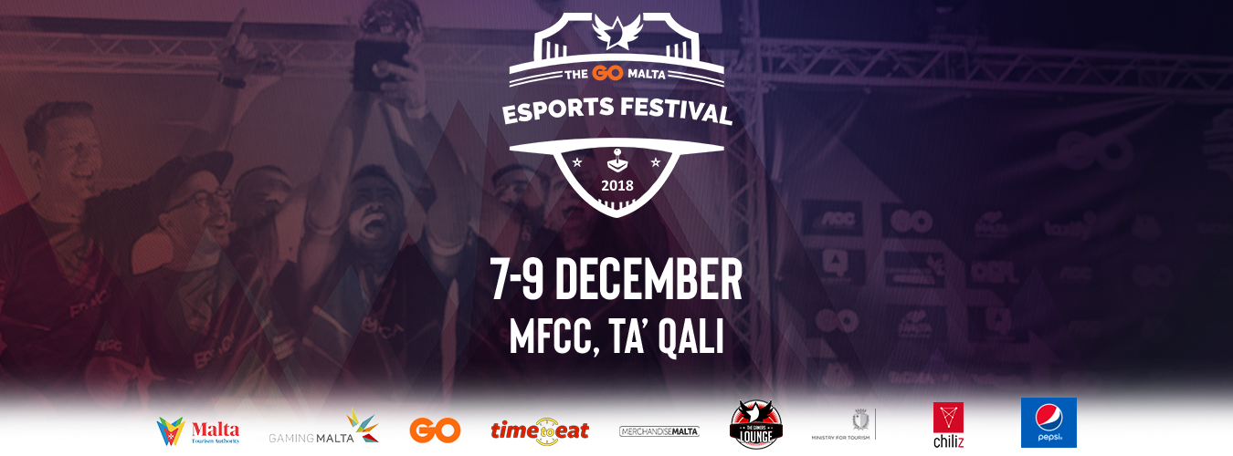 The GO Malta Esports Festival 2018 poster