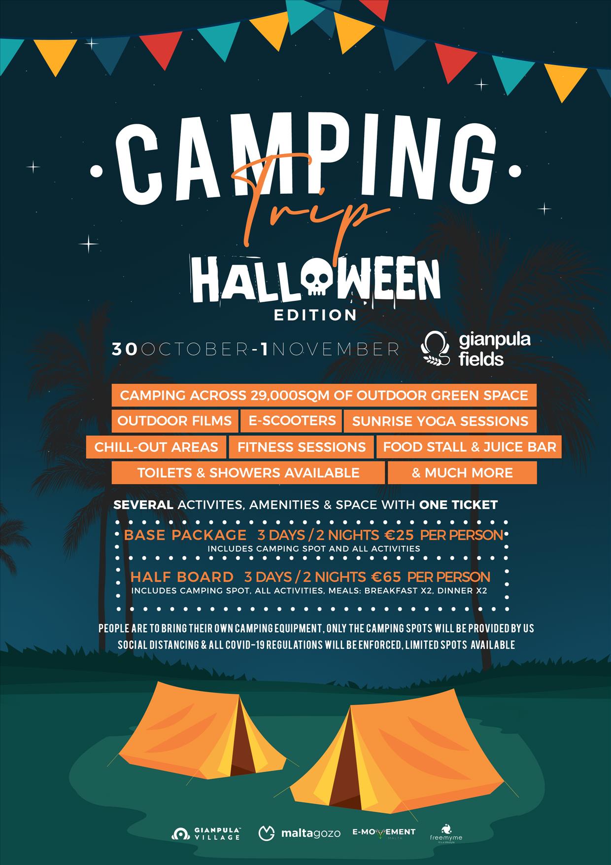Camping Trip Halloween Edition poster
