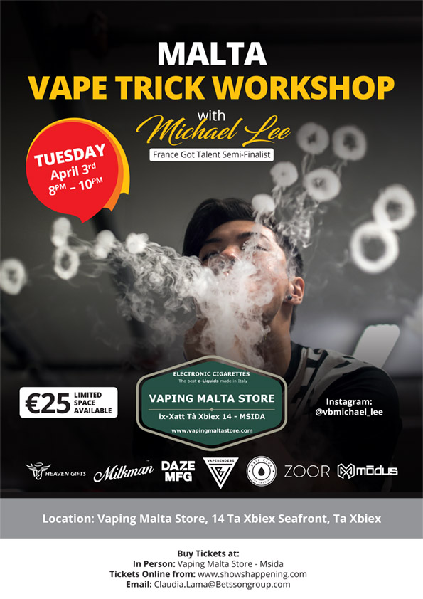 Vape Trick Workshop poster