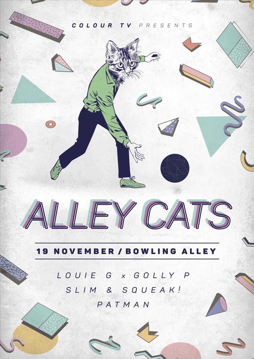 Colour TV presents The Alley Cats poster